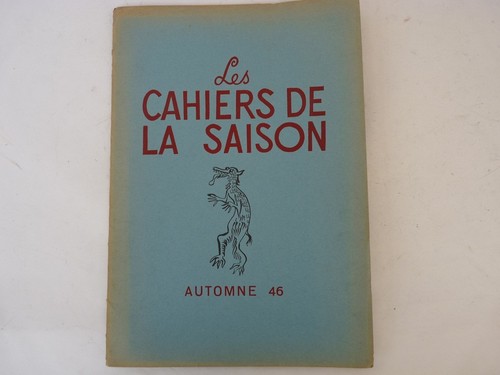 Livre les cahiers saison - cahiers, la