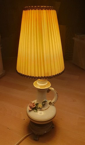 Lampe table porcelaine - lampe, en
