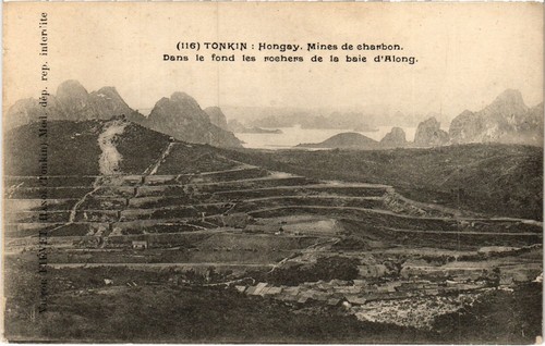 Cpa hongay baie - cpa, d'along
