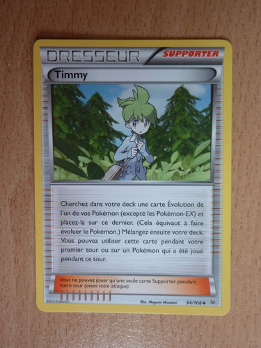 Carte pokémon timmy 108 - carte,