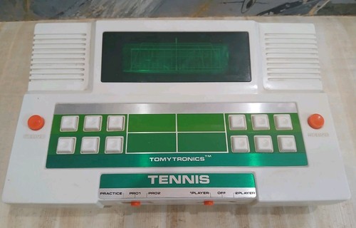 Tomytronics tennis handheld - tomytronics,