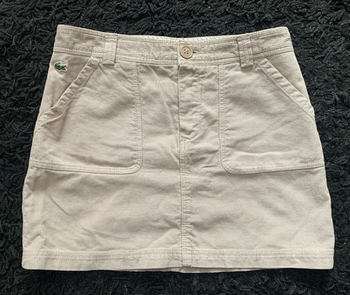 Jupe lacoste 100 - lacoste, beige