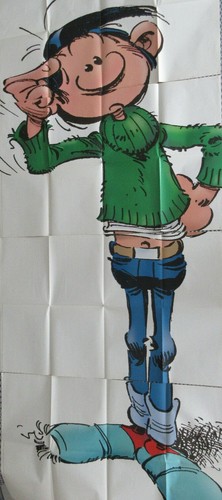 Lot poster gaston lagaffe - gaston,
