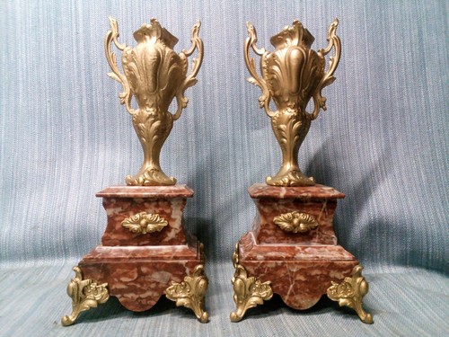 Deux garnitures cheminées - deux,