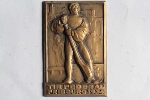 Médaille plaque tir fédéral - médaille,
