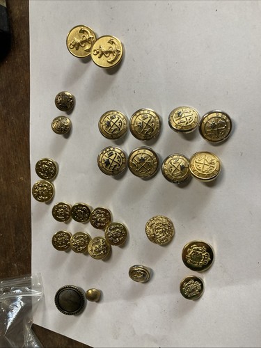 Lot boutons anciens - de,