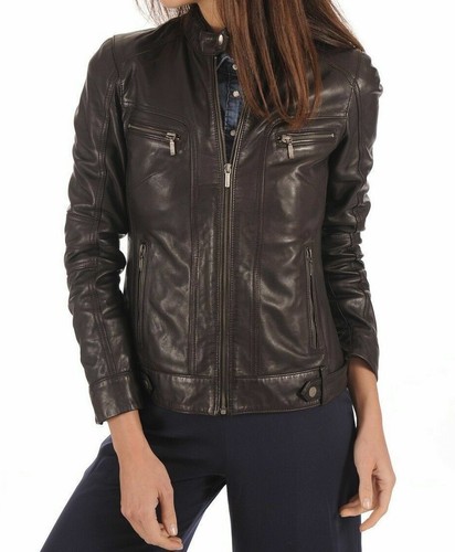 Blouson cuir véritable 100 - en,
