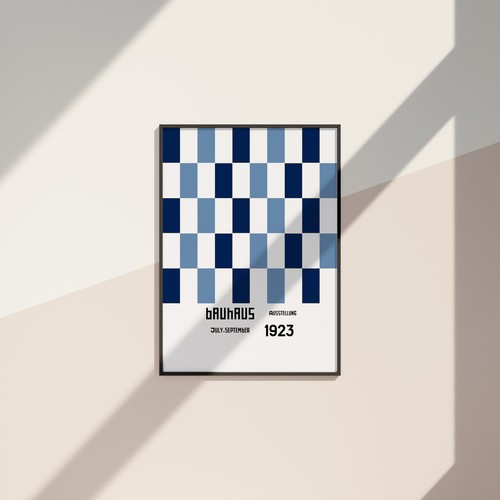 Poster bauhaus style - style,