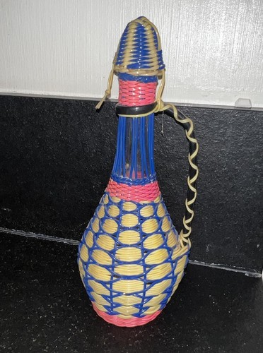 Bouteille scoubidou vintage - scoubidou,