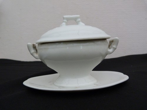 Ancien moutardier faïence - ancien,