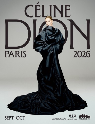 Celine dion paris 2026 poster - paris,