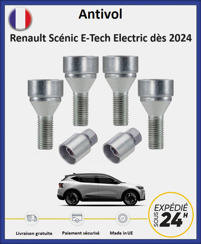 Ecrous antivol roues - ecrous,