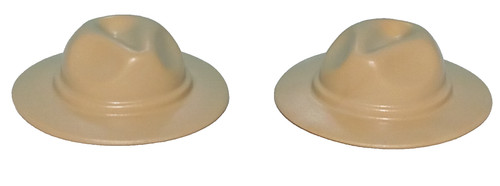 Playmobil chapeaux beige - playmobil, x2