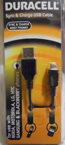 Duracell sync charge usb - duracell,