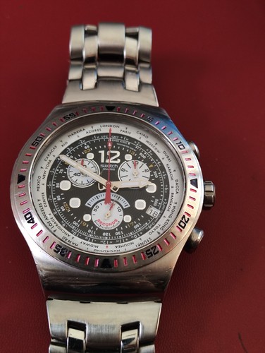 Swatch sr936sw fly - swatch, black