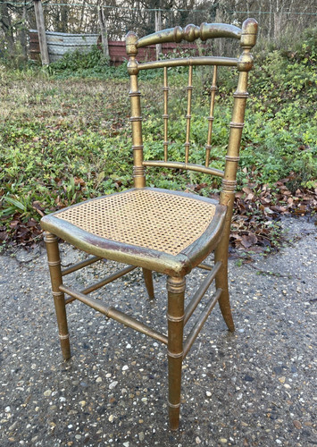 Chaise bois doré 1900 en - en,
