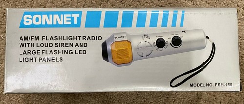 Sonnet flashlight radio - sonnet,