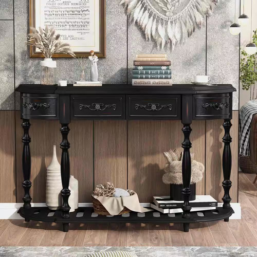 Black curved wood - 52,