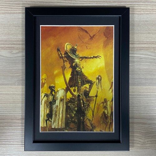 Tomb kings encadré art undead - kings,