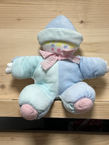 Poupée doudou clown - clown, bleu