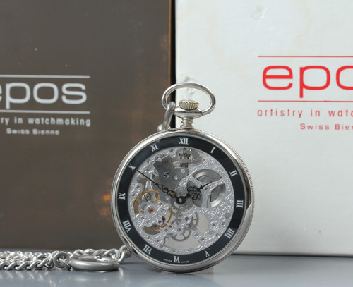 Montre poche squelette epos - montre, de