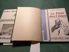 Montagne  2 livres  d'alpinistes de renom