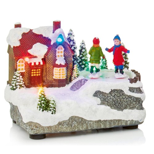 Ornement village noël - de,