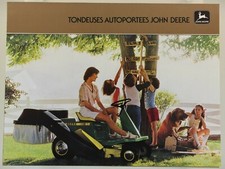 prospectus brochure tondeuse John Deere tracteur lawn and garden tractor traktor