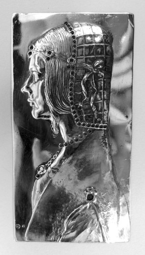 Plaque antique portrait - plaque,