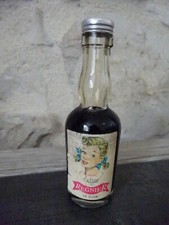Mignonnette bouteille Regnier crème de cassis de dijon ancienne non ouvert