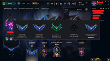 League of Legends EUW Account D1 800+ Skins / Riven Championship S2 / Sivir Pax 