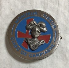 FRANCE ABC ARME BLINDÉE CAVALERIE - insigne  C.I.A.B.C de Carpiagne Moniteur Tir