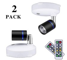 2x Plafonnier LED Plafonnier Applique Armoire Bar Couloir Lampe