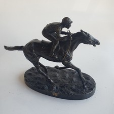 sculpture bronze cheval de