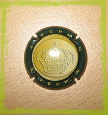 Capsule de Vouvray Ackerman verte et jaune motif "couronne"