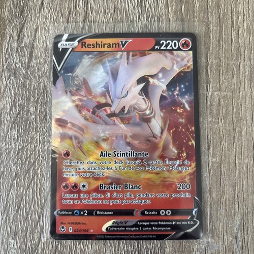 Carte pokemon reshiram - pokemon, 024/195