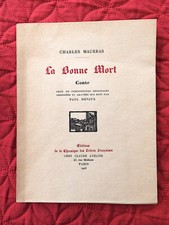 La Bonne Mort Conte par Charles MAURRAS illustré Paul DEVAUX  1926 N°  161 56