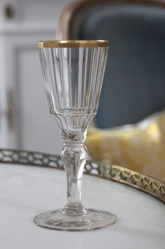 Grande verre doré - , et