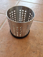 POT A USTENSILS EGOUTTOIR A COUVERTS - ROND - DIAMETRE 12 CM HAUTEUR 13.5 CM