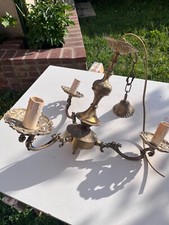 3 Lustres vintage pour décoration d'intérieur (5, 4 et 3  branches)