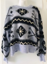 NWT ZARA WOMAN Blue Black