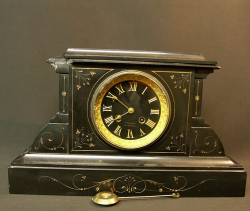 Pendule borne 28cm - , ancienne