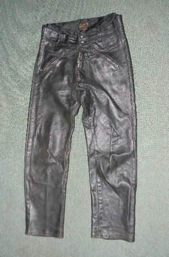 Used pair buco black leather - pair,