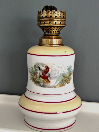 Ancien pied lampe - de, à