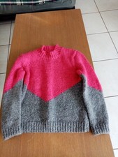 Pull mohair tricot fait femme