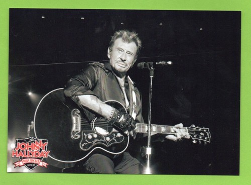 Johnny hallyday carte - johnny, postale