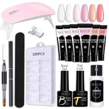 Ensemble De Gel Pour Ongles 6W Lampe À LED Ensemble De Manucure Complet Vernis S