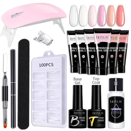 Ensemble gel pour - ongles, 6w