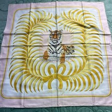Foulard HERMES Carre 90 Tigre