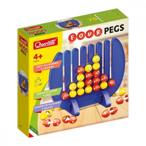 Four pegs game - game, quercetti
